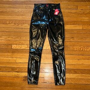 Spanx patent leather leggings